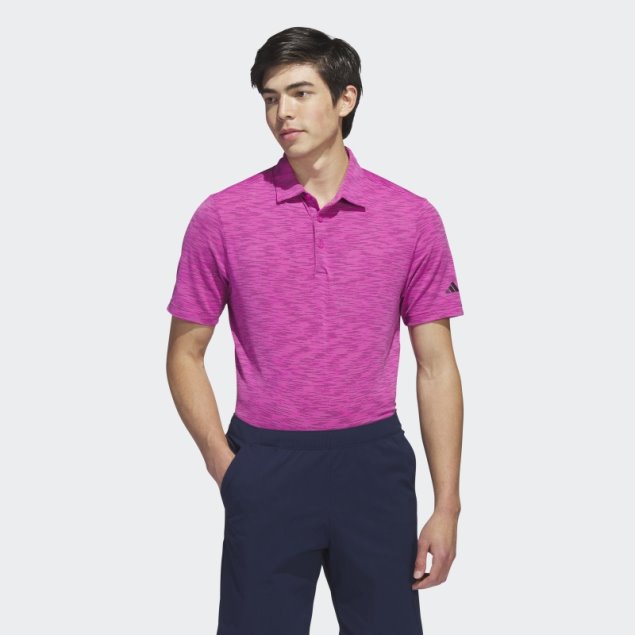 Polo De Golf Space Dye Fucsia Adidas