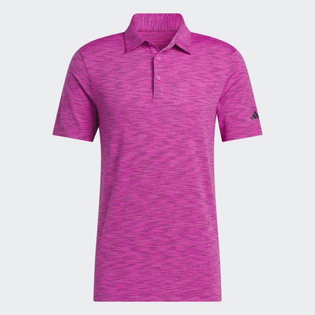 Polo De Golf Space Dye Fucsia Adidas