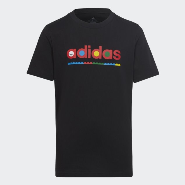 Camiseta Gráfica Adidas X Lego Negra Caliente