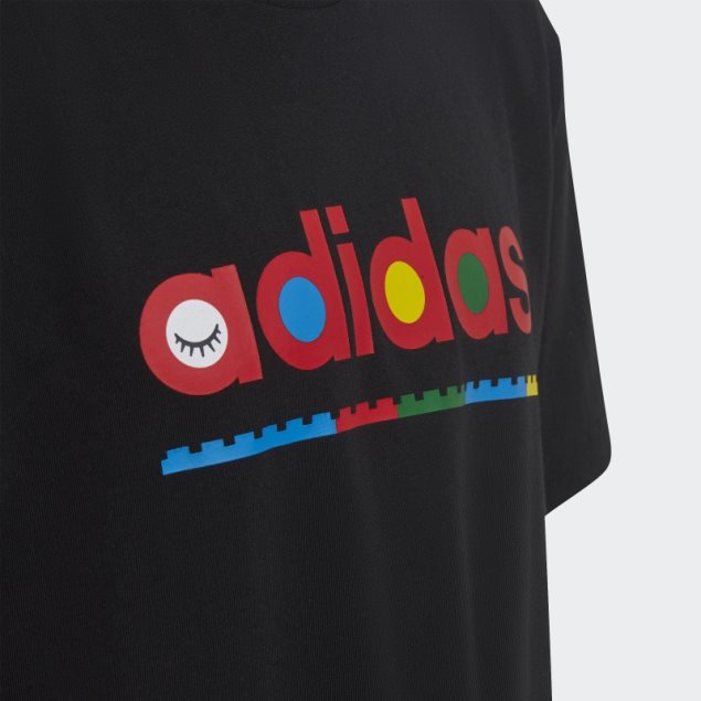 Camiseta Gráfica Adidas X Lego Negra Caliente