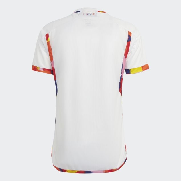 Camiseta Adidas Belgica 22 Segunda Equipacion Blanca