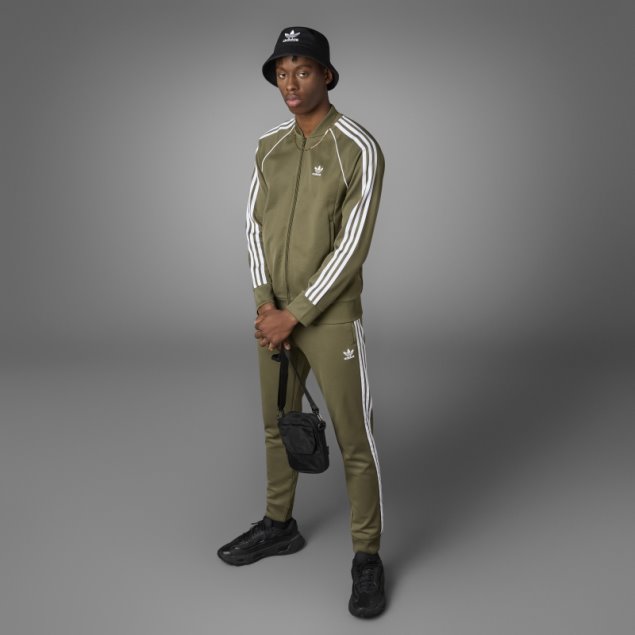 Sudadera Adidas Adicolor Classics Sst Verde Oliva