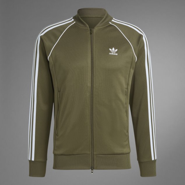Sudadera Adidas Adicolor Classics Sst Verde Oliva