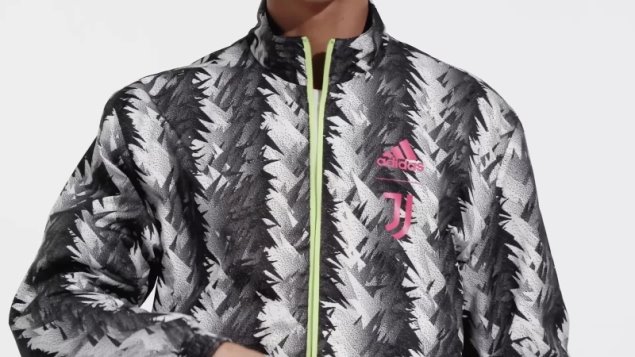 Chamarra Reversible Negra Adidas Juventus Himno