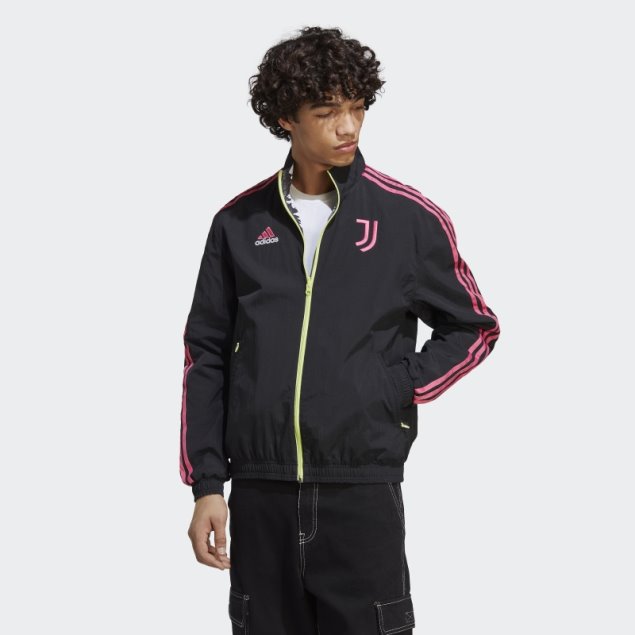 Chamarra Reversible Negra Adidas Juventus Himno