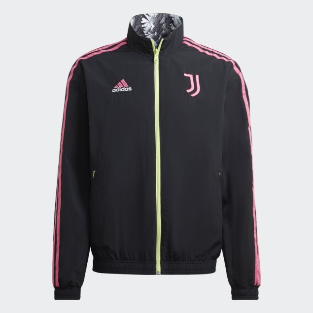 Chamarra Reversible Negra Adidas Juventus Himno