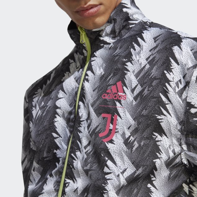 Chamarra Reversible Negra Adidas Juventus Himno