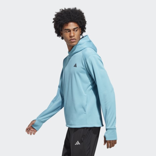 Adidas Made To Be Remade Aeroready Running Sudadera Con Capucha Azul