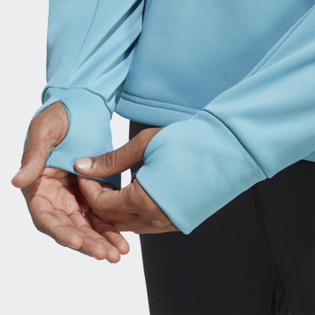 Adidas Made To Be Remade Aeroready Running Sudadera Con Capucha Azul