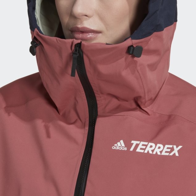 Anorak De Nieve Adidas Terrex Rojo De 2 Capas Rain.rdy