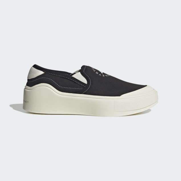 Adidas By Stella Mccartney Court Slip-on Zapatos Negro Caliente