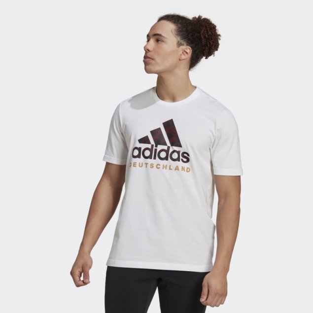 Camiseta Alemania Dna Graphic Adidas Blanca