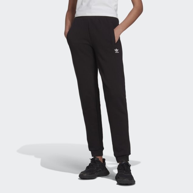 Joggers Slim Adicolor Essentials Negro Adidas