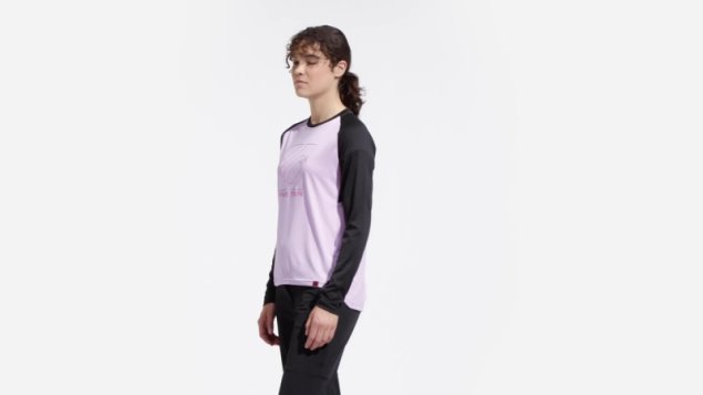 Camiseta De Manga Larga Adidas Five Ten Bca Tee Lila