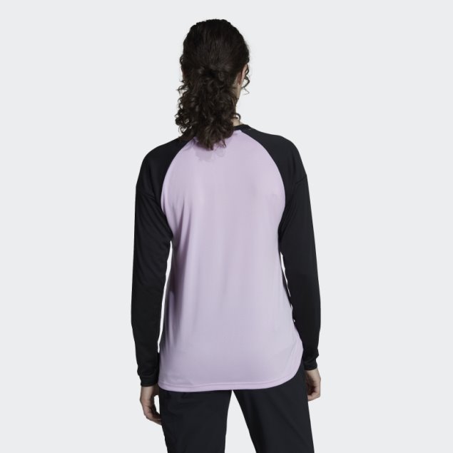 Camiseta De Manga Larga Adidas Five Ten Bca Tee Lila