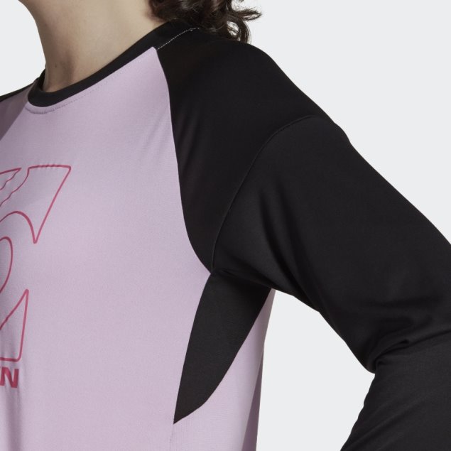 Camiseta De Manga Larga Adidas Five Ten Bca Tee Lila