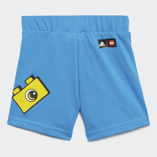 Conjunto De Camiseta Y Shorts Adidas X Classic Lego Verde Moda