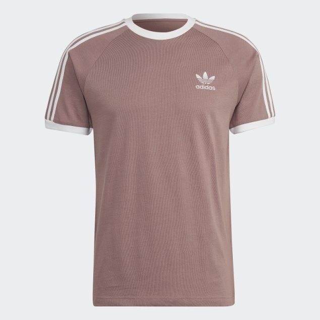 Camiseta Adicolor Classics 3 Rayas Violeta Adidas