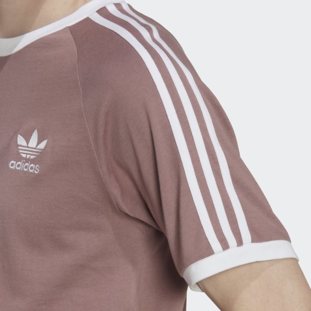 Camiseta Adicolor Classics 3 Rayas Violeta Adidas