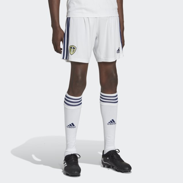 Pantalón Corto Adidas Blanco Leeds United Fc 22/23 Primera Equipación