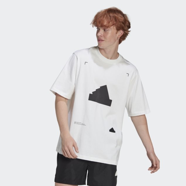 Camiseta Oversize Blanca Adidas