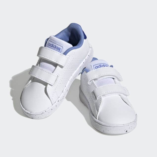 Adidas Advantage Lifestyle Court Two Zapatos Con Velcro Azul