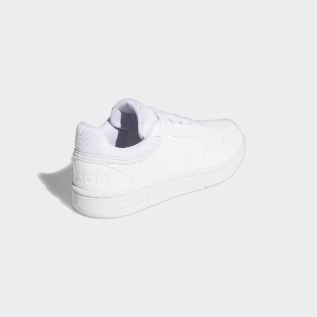 Zapatillas Adidas Blancas Hoops 3.0 Bajas Clasicas