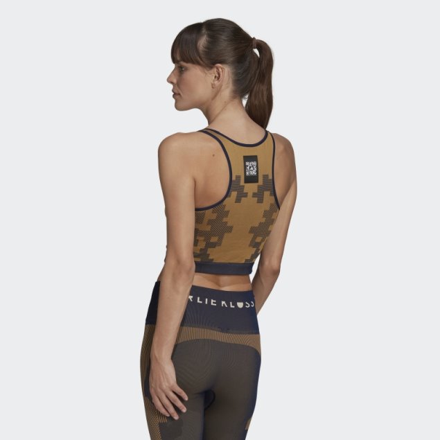 Adidas X Karlie Kloss Top De Punto A Capas Sin Costuras Mesa