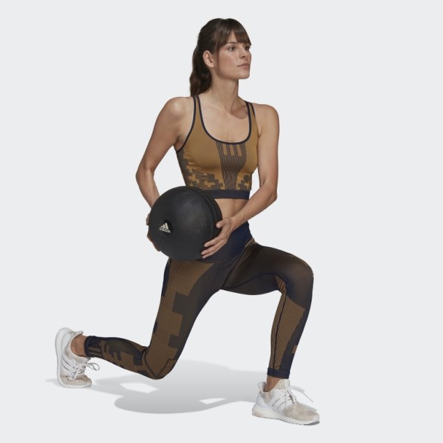 Adidas X Karlie Kloss Top De Punto A Capas Sin Costuras Mesa