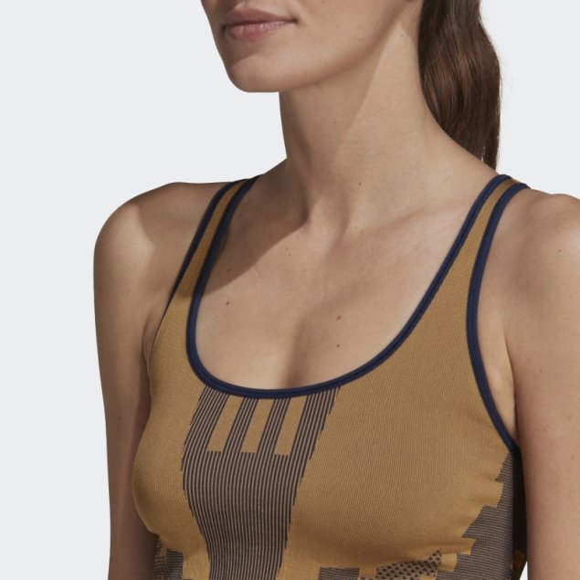 Adidas X Karlie Kloss Top De Punto A Capas Sin Costuras Mesa