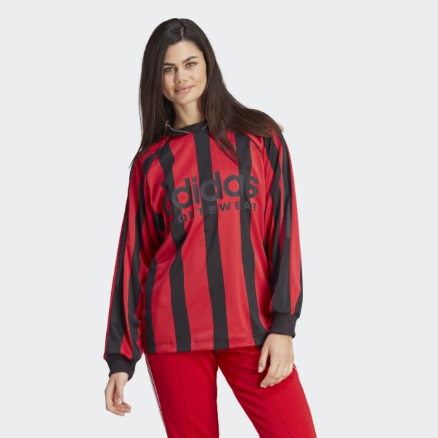Adidas Jersey Manga Larga Jacquard Negro