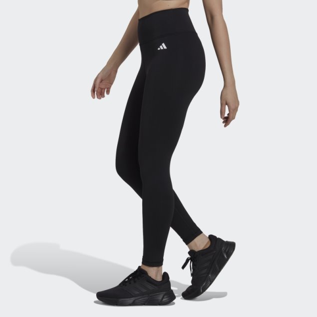 Leggings 7/8 De Cintura Alta Essentials De Entrenamiento Negros Adidas