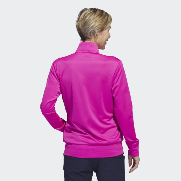 Chamarra Con Cremallera Completa Texturizada Fucsia De Adidas Moda
