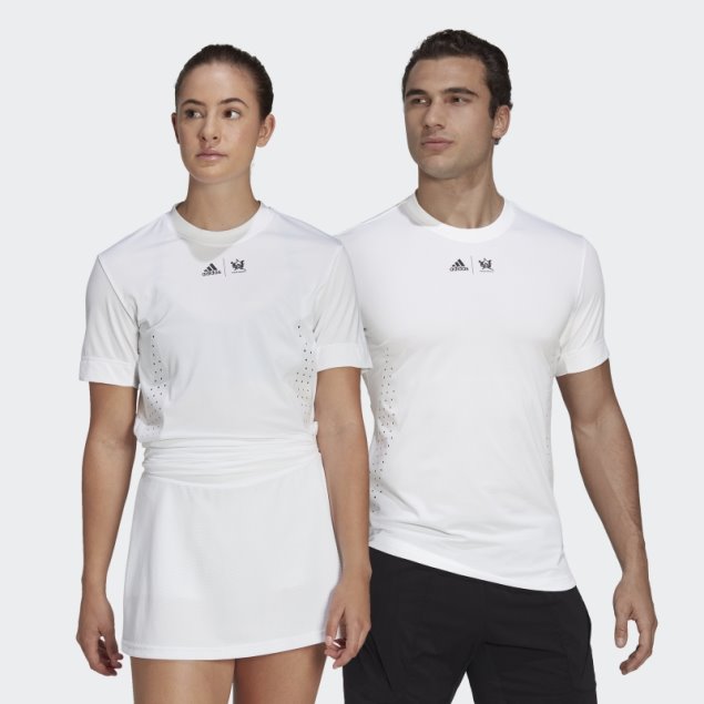 Camiseta Blanca Adidas Tennis New York Graphic