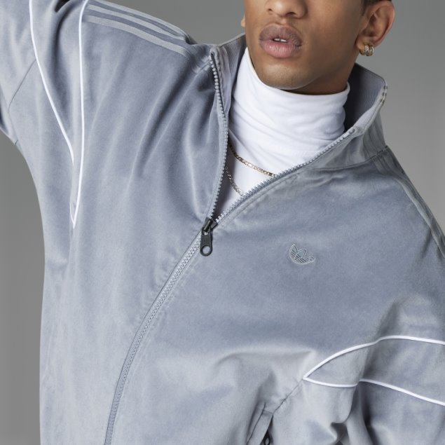 Versión Azul Challenger Track Top Adidas Gris