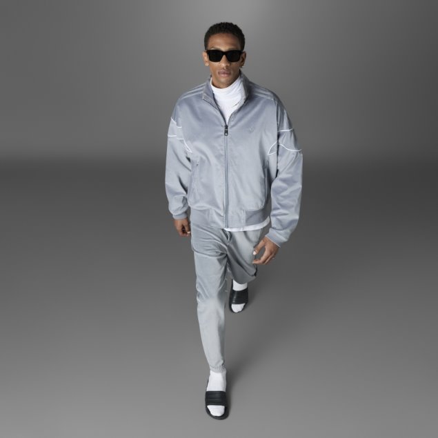 Versión Azul Challenger Track Top Adidas Gris