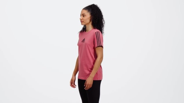 Aeroready Made For Training Camiseta Tacto Algodón Rojo Adidas