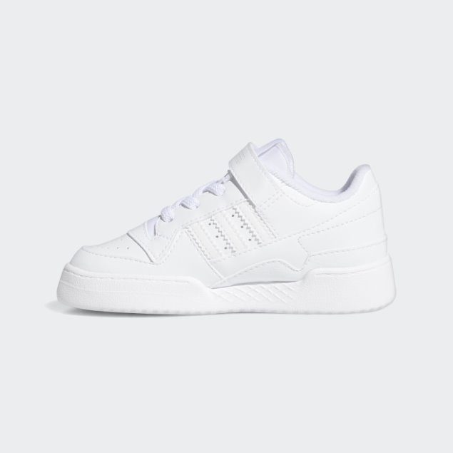 Foro Bajo Adidas Zapatos Blanco