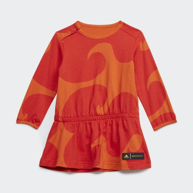Adidas Marimekko Vestido Naranja