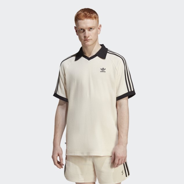 Polo Adidas Adicolor Classics Waffle Blanco