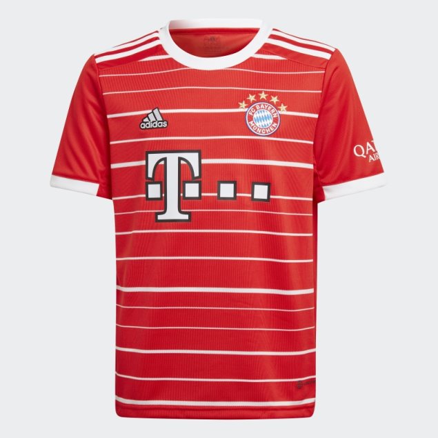 Camiseta Roja Adidas Fc Bayern 22/23 Primera Equipación