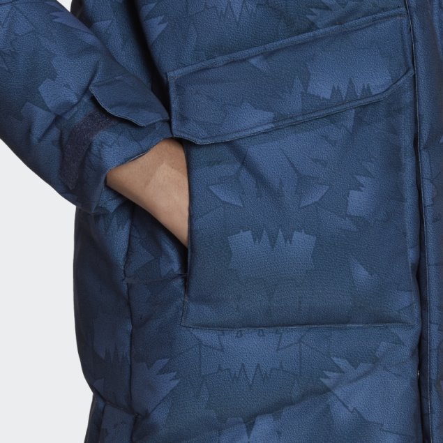 Abrigo De Plumón De La Juventus Adidas Night Indigo