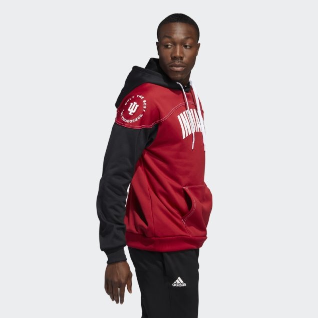 Sudadera Con Capucha Roja Adidas