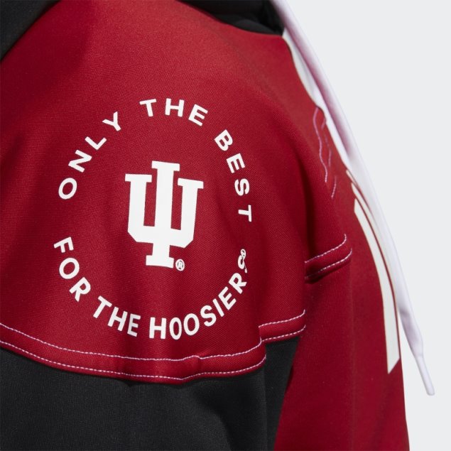 Sudadera Con Capucha Roja Adidas