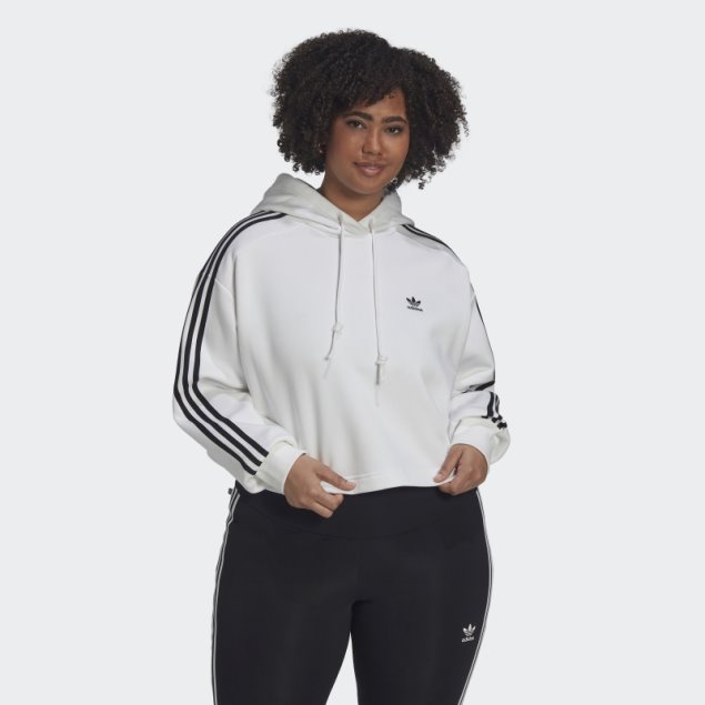 Sudadera Con Capucha Adidas Adicolor Classics Blanca (talla Grande)