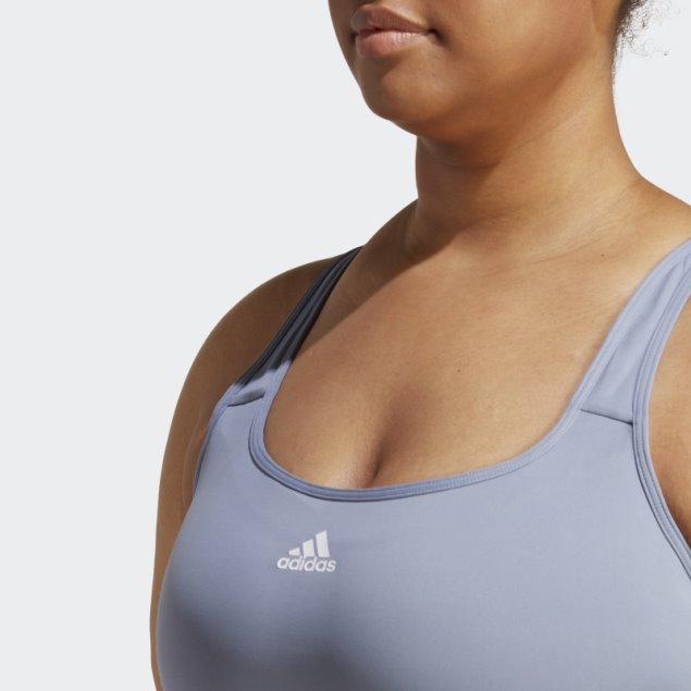 Sujetador De Entrenamiento De Alta Sujeción Adidas Tlrd Move Violeta Plateado (talla Grande)