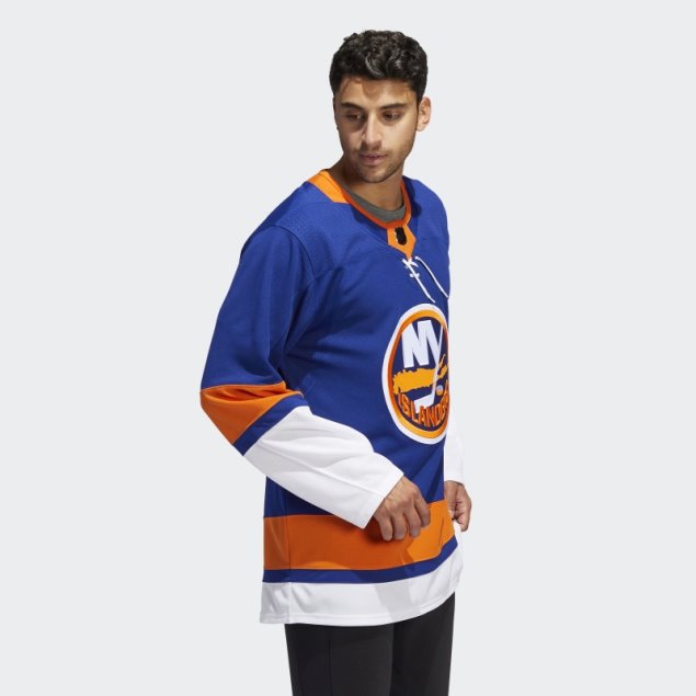 Camiseta Adidas Islanders Home Royal 08 Ccm-sld Autentica
