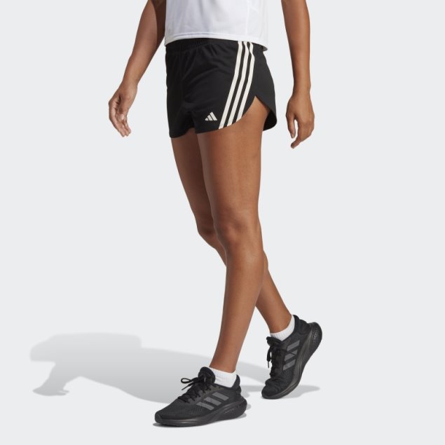 Pantalones Cortos De Running Con Bajo Contenido De Carbono De 3 Rayas Run Icons Negro Adidas