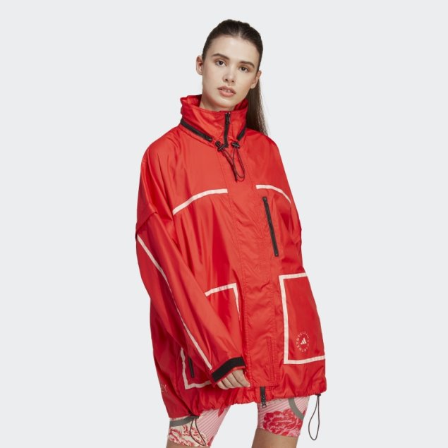 Rojo Adidas Por Stella Mccartney Truenature Packable Chaqueta Caliente