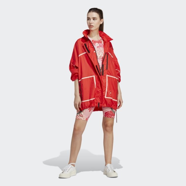 Rojo Adidas Por Stella Mccartney Truenature Packable Chaqueta Caliente